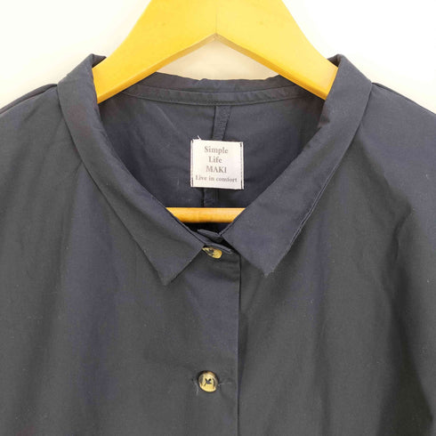 リブインコンフォート live in comfort お出かけ顔の撥水素材シャツワンピース レディース JPN:M