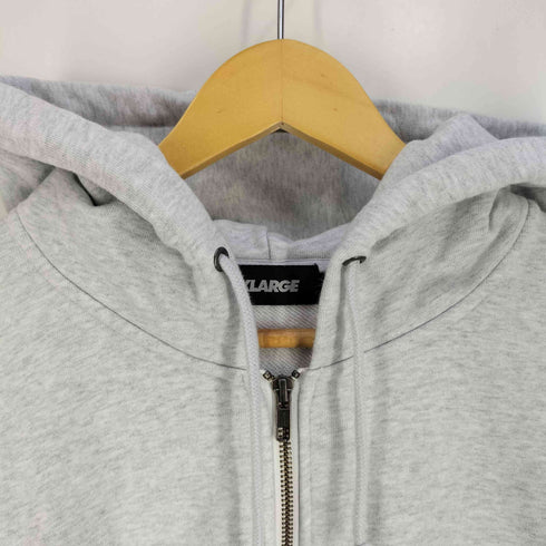 エクストララージ XLARGE BACKSIDE SLANTED OG ZIP HOODED SWEATSHIRT ジップアップパーカー メンズ JPN:XL