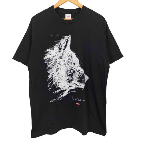 シュプリーム Supreme Scribble Wolf Tee クルーネック半袖Tシャツ メンズ import:L