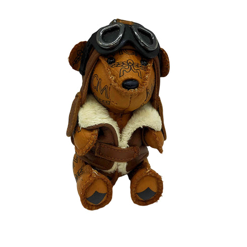 エムシーエム MCM ヴィセトス レザー ベアー ストラップ (Aviator Bear Animal Charm) レディース