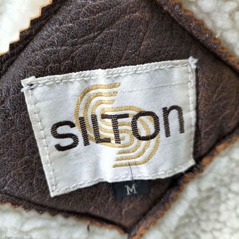 SILTON ラムレザーフライトジャケット メンズ import:M