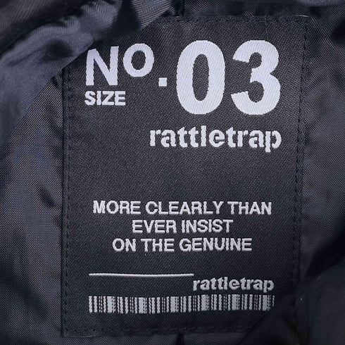 RattleTrap Y2K ライナー付き フーデッド モッズコート メンズ 3