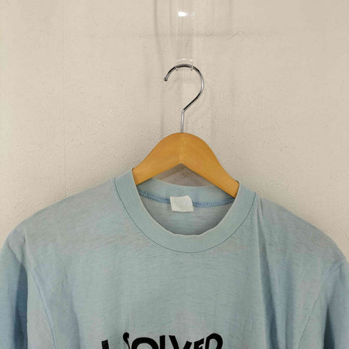80s I SOLVED THE CUBE. フロントプリント クルーネックTシャツ ルービックキューブ メンズ