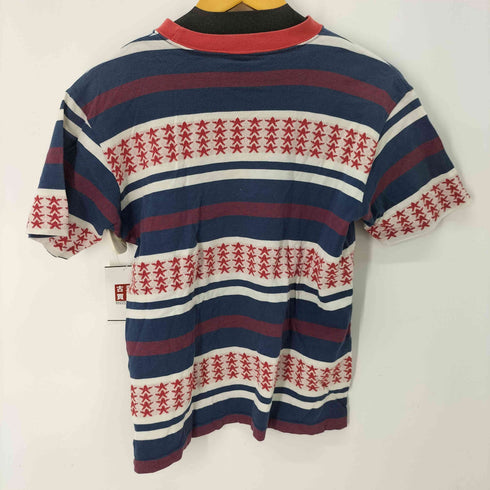 ウエアハウス WAREHOUSE 星柄 ボーダーS/S Tシャツ シングルステッチ メンズ JPN:S