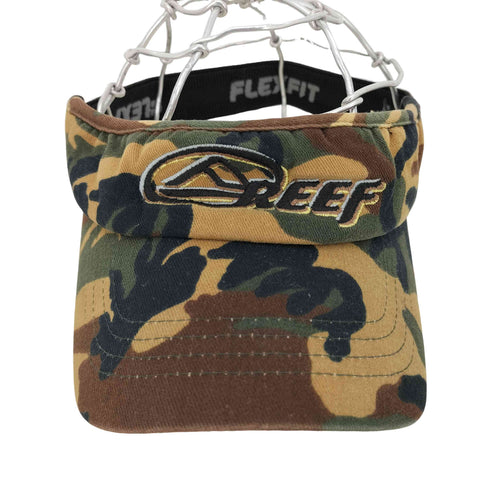REEF Y2K カモ柄 サンバイザー メンズ L-XL