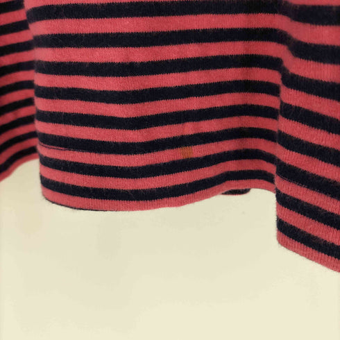 ラルフローレン RALPH LAUREN ポニー刺繍 ボーダー コットン タートルネック カットソー レディース 160