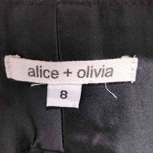 ALICE+OLIVIA ストライプ スラックス レディース 8