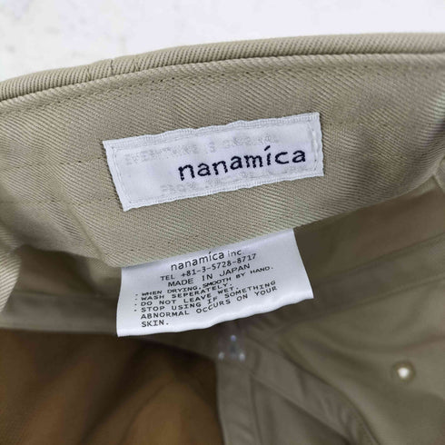 ナナミカ nanamica 22SS CHINO CAP チノキャップ メンズ FREE