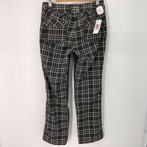 MANDARINA DUCK 切替 セミフレアチェックパンツ レディース JPN:L