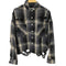 ダンケシェーン Danke Schon 24SS COTTON VIYELLA DAMEGE SHIRT ダメージ加工チェックネルシャツ メンズ JPN:M