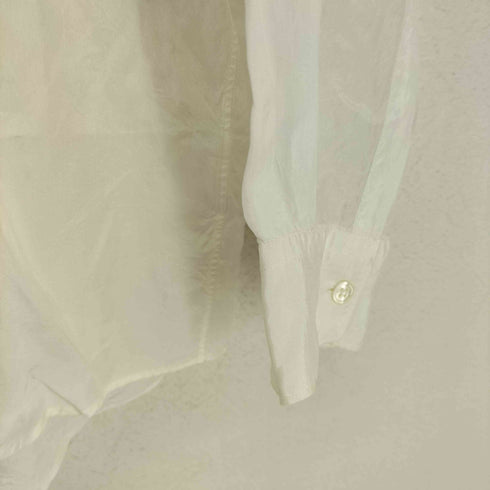 コムデギャルソンシャツ COMME des GARCONS SHIRT アセテート レーヨン フロントデザイン レギュラーカラー長袖シャツ メンズ S