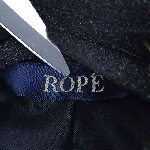 ロペ ROPE 襟ラビットファー 中綿ジャケット レディース