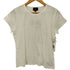 ランバンコレクション LANVIN COLLECTION ラインストーン クルーネック コットン Tシャツ レディース EUR:38