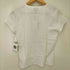 ランバンコレクション LANVIN COLLECTION ラインストーン クルーネック コットン Tシャツ レディース EUR:38