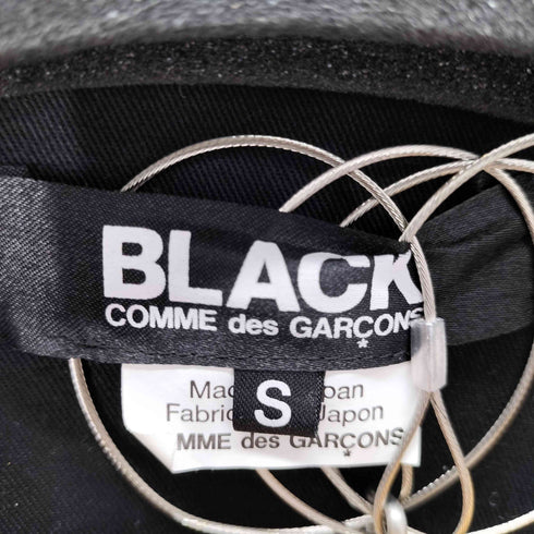 ブラックコムデギャルソン BLACK COMME des GARCONS 19AW ボタンレスフェイクレザーベスト メンズ JPN:S