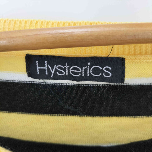 ヒステリックス HYSTERICS サスペンダー ボートネック マルチボーダー ノースリーブ ニット Y2K レディース FREE