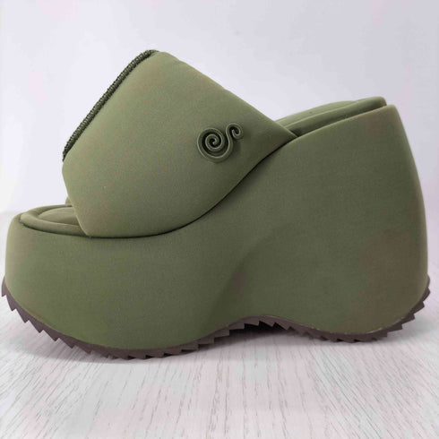 イエロー YELLO PLATFORM SANDALS レディース XL