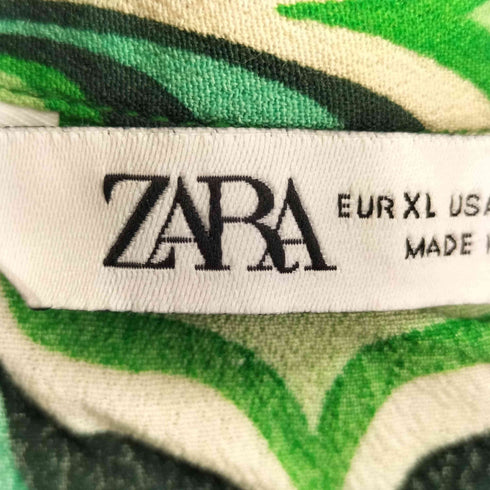 ザラ ZARA PRINTED SHIRT レディース US XL