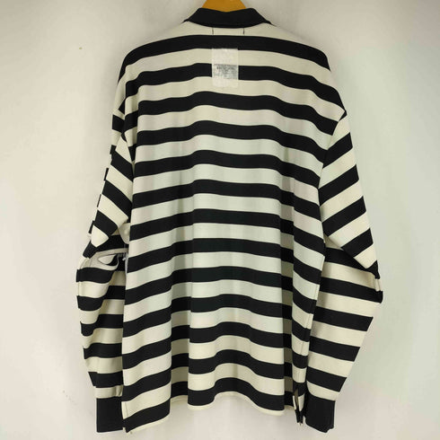 イーエスシーステュディオ ESC STUDIO Stripe over siza polor shirt メンズ