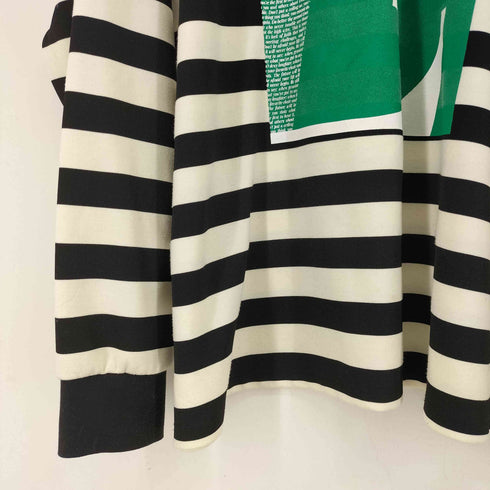 イーエスシーステュディオ ESC STUDIO Stripe over siza polor shirt メンズ