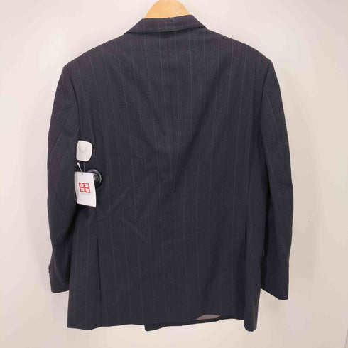 バーバリーズ BURBERRYS 80-90s 4B ストライプ ダブルブレスト テーラードジャケット 2タックスラックス メンズ