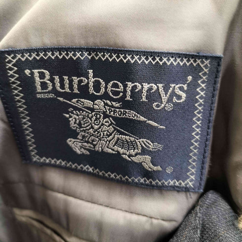 バーバリーズ BURBERRYS 80-90s 4B ストライプ ダブルブレスト テーラードジャケット 2タックスラックス メンズ