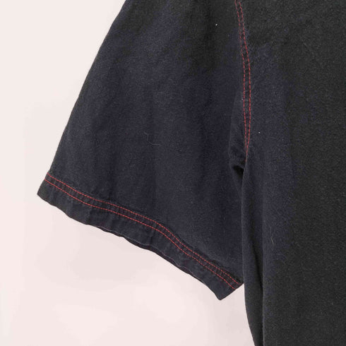 ハーレーダビッドソン HARLEY-DAVIDSON Vertical Stripe Short Sleeve Woven Shirt メンズ import:M