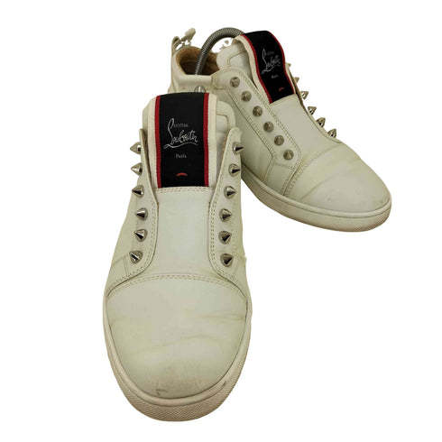 クリスチャンルブタン CHRISTIAN LOUBOUTIN F.A.V FIQUE A VONTADE FLAT スタッズ スリッポン スニーカー メンズ