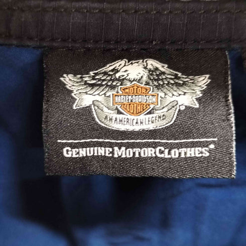 ハーレーダビッドソン HARLEY-DAVIDSON 115 Years Garage Shirt リップストップ メンズ import:M