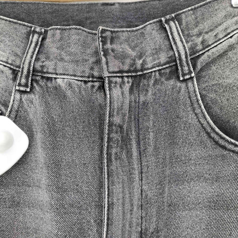 フレイアイディー FRAY I.D 24AW ハイウエストワイドデニムパンツ レディース JPN:0