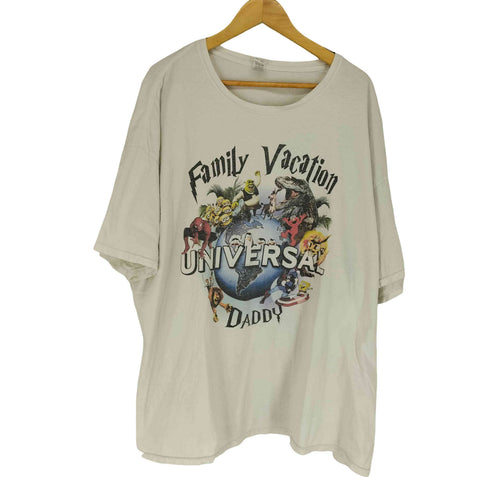 フルーツオブザルーム FRUIT OF THE LOOM HD COTTON FAMILY VACATION DADDYキャラクタープリントクルーネックTシャツ メンズ 3XL