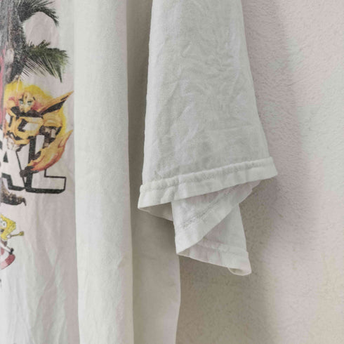 フルーツオブザルーム FRUIT OF THE LOOM HD COTTON FAMILY VACATION DADDYキャラクタープリントクルーネックTシャツ メンズ 3XL