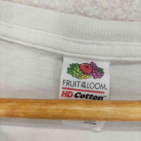 フルーツオブザルーム FRUIT OF THE LOOM HD COTTON FAMILY VACATION DADDYキャラクタープリントクルーネックTシャツ メンズ 3XL