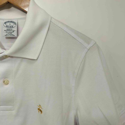 ブルックスブラザーズ BROOKS BROTHERS ロゴ刺繍 S/S ポロシャツ メンズ import:S
