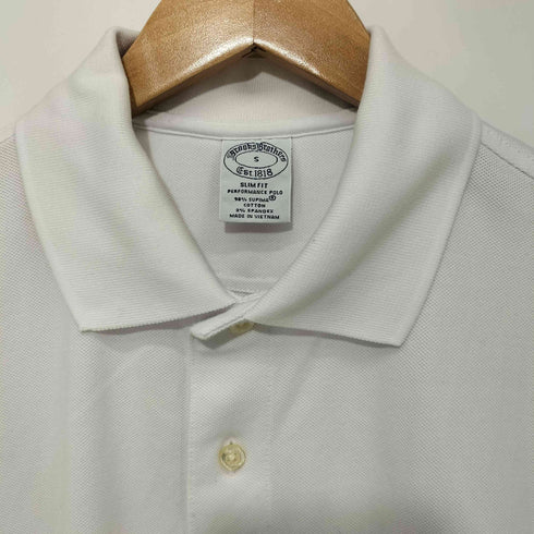 ブルックスブラザーズ BROOKS BROTHERS ロゴ刺繍 S/S ポロシャツ メンズ import:S