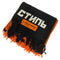 ヘロンプレストン HERON PRESTON Fringed Logo Scarf バイカラー ロゴ マフラー メンズ