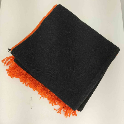 ヘロンプレストン HERON PRESTON Fringed Logo Scarf バイカラー ロゴ マフラー メンズ