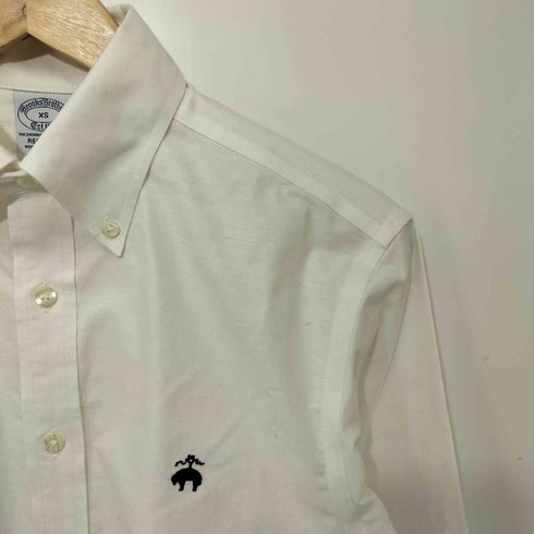 ブルックスブラザーズ BROOKS BROTHERS ノンアイロン ストレッチオックスフォード GFロゴ スポーツシャツ Regular Fit メンズ import:XS