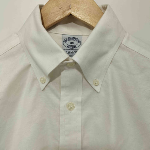 ブルックスブラザーズ BROOKS BROTHERS ノンアイロン ストレッチオックスフォード GFロゴ スポーツシャツ Regular Fit メンズ import:XS