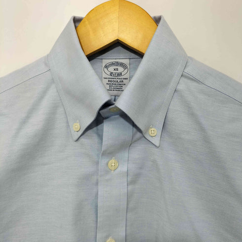 ブルックスブラザーズ BROOKS BROTHERS ストレッチオックスフォード GFロゴ スポーツシャツ Regular Fit メンズ import:XS