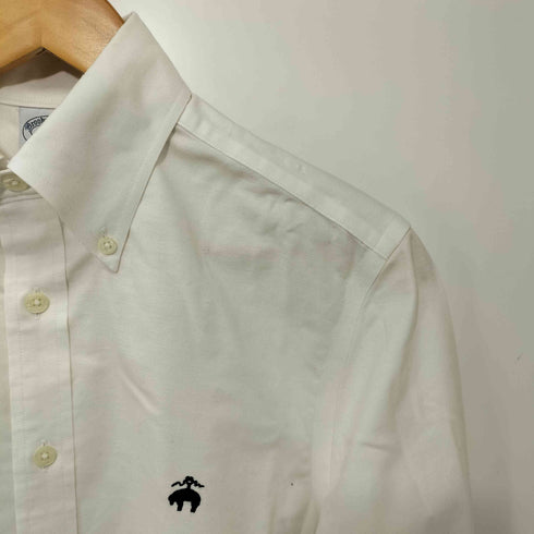ブルックスブラザーズ BROOKS BROTHERS ノンアイロン ストレッチオックスフォード GFロゴ スポーツシャツ Regular Fit メンズ import:XS