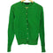 ユナイテッドアローズグリーンレーベルリラクシング UNITED ARROWS green label relaxing D WASHSILK カーディガン シルク100 レディース 40