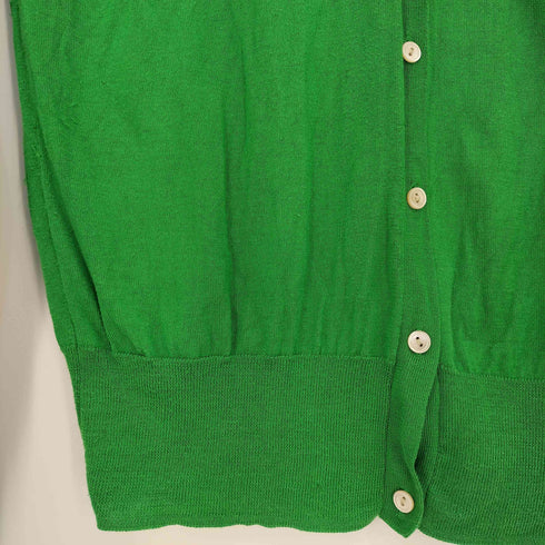 ユナイテッドアローズグリーンレーベルリラクシング UNITED ARROWS green label relaxing D WASHSILK カーディガン シルク100 レディース 40