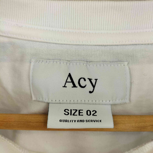 Acy 23SS BORDER TEE ボーダーTシャツ メンズ JPN:2