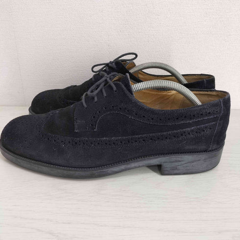 クレマン KLEMAN 別注 SUFON NAVY SUEDE スエード ウィングチップ レザーシューズ メンズ EUR:43