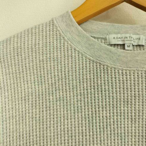 アデイインザライフユナイテッドアローズ A day in the life UNITED ARROWS USAコットン ワッフル クルーネックT メンズ JPN:M