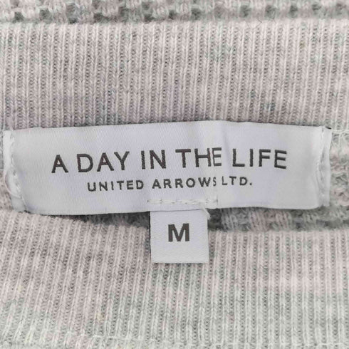 アデイインザライフユナイテッドアローズ A day in the life UNITED ARROWS USAコットン ワッフル クルーネックT メンズ JPN:M