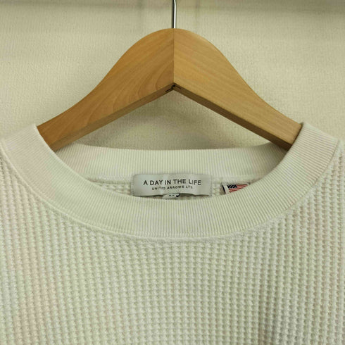 アデイインザライフユナイテッドアローズ A day in the life UNITED ARROWS USAコットン ワッフル クルーネックT メンズ JPN:M