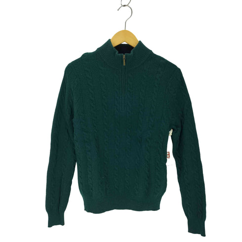ブルックスブラザーズ 346 BROOKS BROTHERS ハーフジップ ウール混 ニット レディース JPN:S