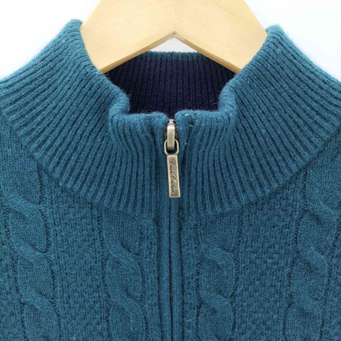 ブルックスブラザーズ 346 BROOKS BROTHERS ハーフジップ ウール混 ニット レディース JPN:S